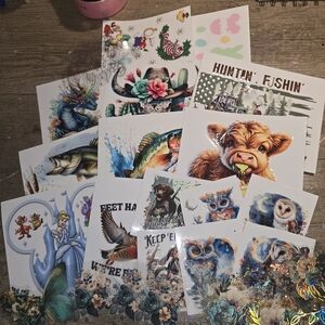 Assorted Animal and Nature Stickers